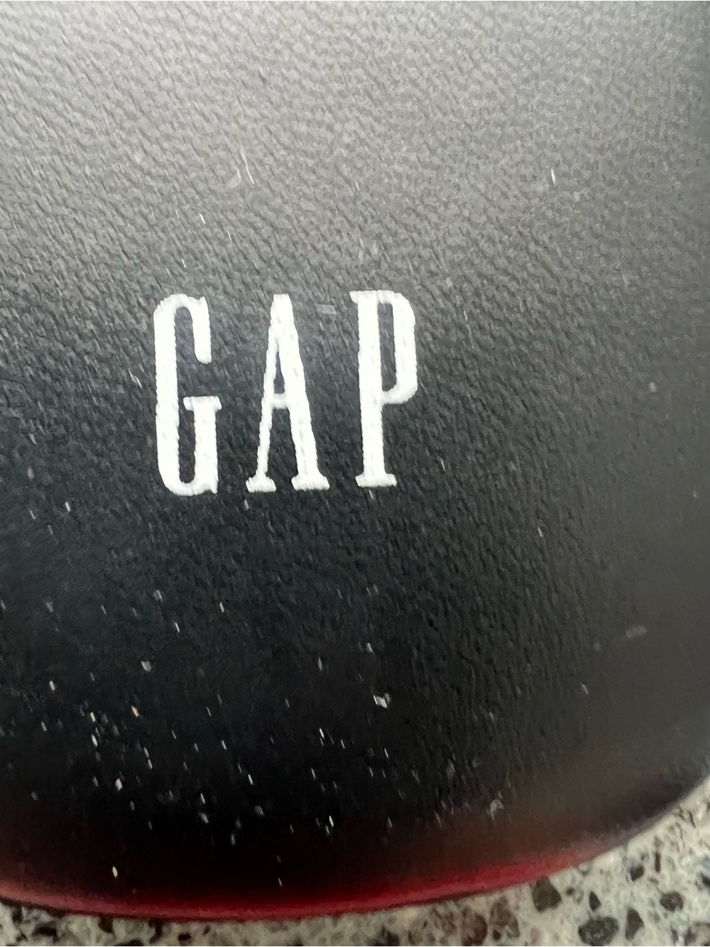 GAP Black Sandals with Translucent Blue Straps - Picture 3 of 3